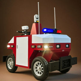VA-UGV0013 Firefighting Reconnaissance And Extinguishing Robot