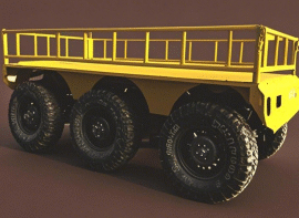 VA-UGV0010 Six-Wheel Drive Dual Steering Unmanned Transport Vehicle