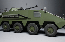 VA-UGV005 M1126 Infantry Fighting Vehicle Unmanned Target Vehicle
