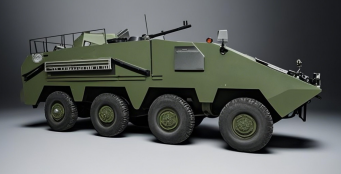 VA-UGV005 M1126 Infantry Fighting Vehicle Unmanned Target Vehicle