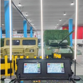 Dual-Screen Integrated Graphic Control Handheld Case