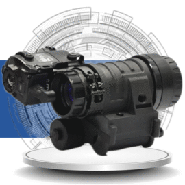 Front-Mounted Dual-Spectrum Enhanced Monocular Low-light Night Vision Device