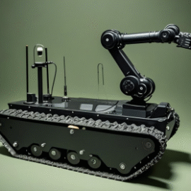VA-UGV0021 Reconnaissance Bomb Bisposal Firefighting Robot