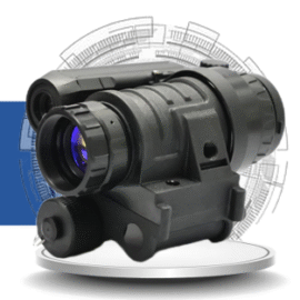 Rear-Mounted Dual-Spectrum Fusion Monocular Low-light Night Vision Device