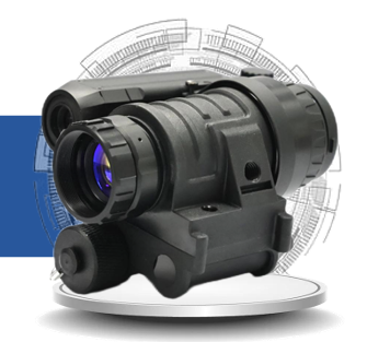 Rear-Mounted Dual-Spectrum Fusion Monocular Low-light Night Vision Device