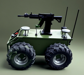 VA-UGV0018 Wheeled Unmanned Assault Vehicle