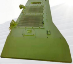 8×8 Series Non-metallic Power Compartment Roof Cover