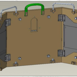 Foldable Modular Protective Shelter
