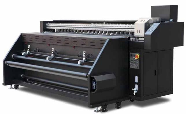 Direct injection, flag all-in-one machine