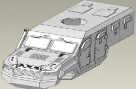 Protective Armor For A Certain Type Of Vehicle Under Development